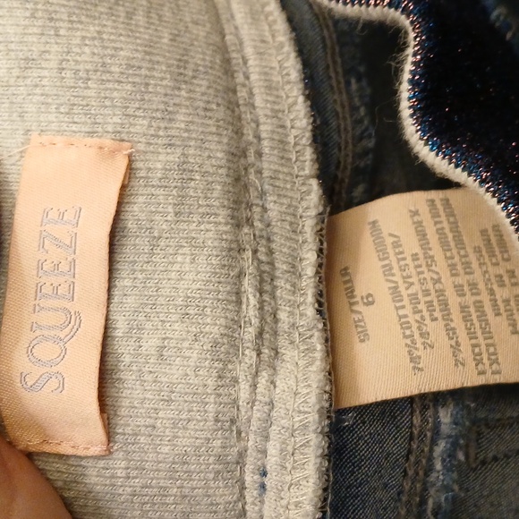 Squeeze Girls Unicorn Glitter Jeans. - Picture 7 of 9